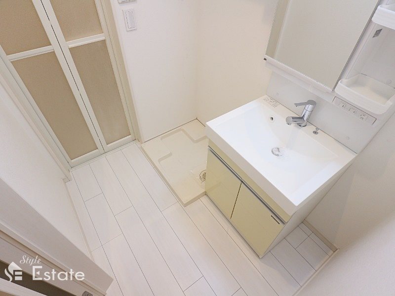 脱衣所 オシャレな独立洗面台付 モデルルーム