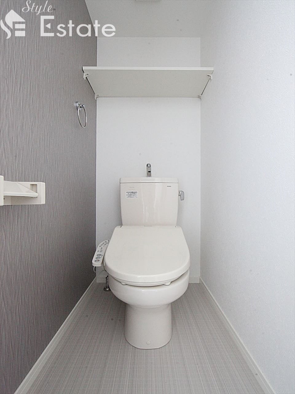 トイレ 温水洗浄暖房便座 棚付