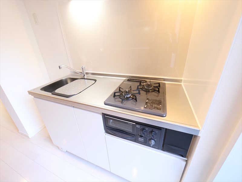 システムキッチン(ガス2口コンロ)
