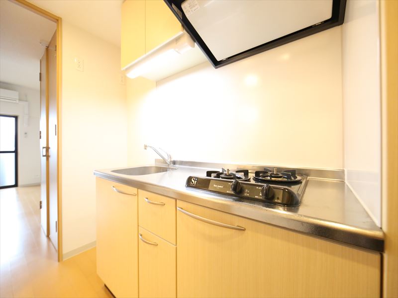 システムキッチン 2口ガスコンロ