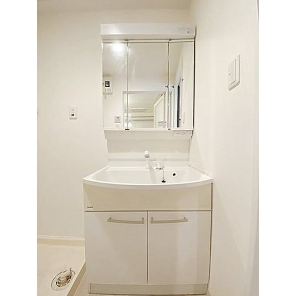 脱衣所 シャンプードレッサー付き