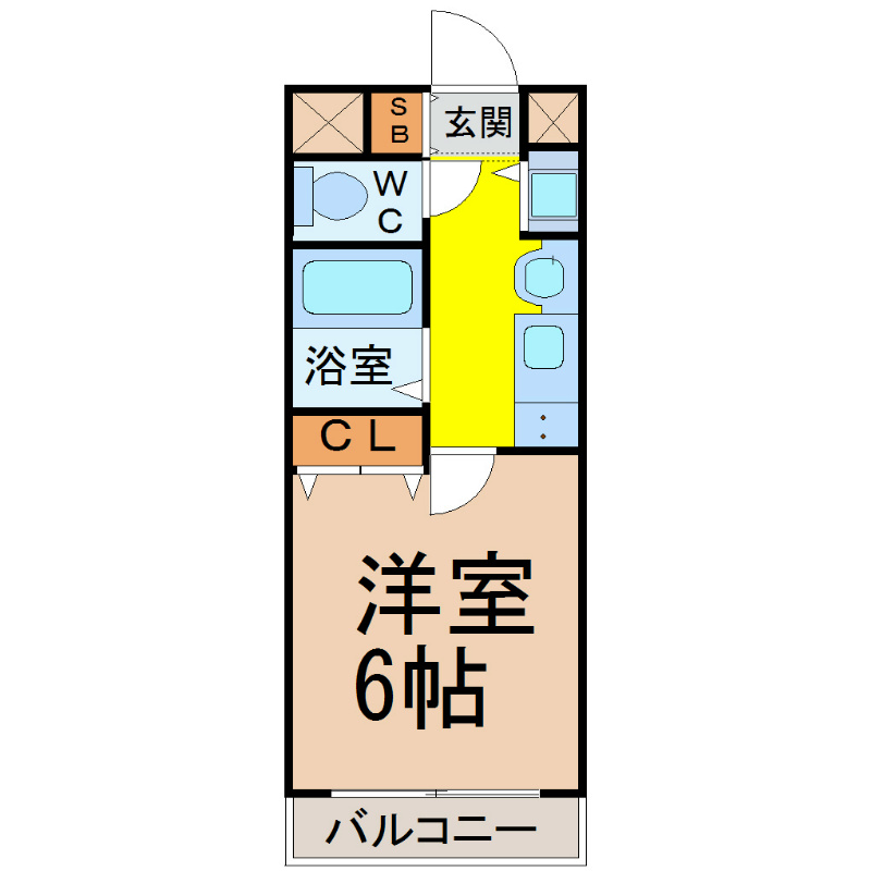 プレサンス久屋大通公園サウス　Eタイプ