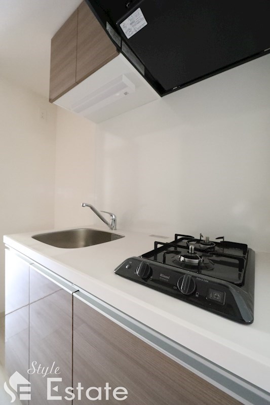 システムキッチン・ガス二口コンロ