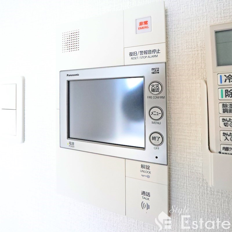 オートロック・モニター付きインターホン