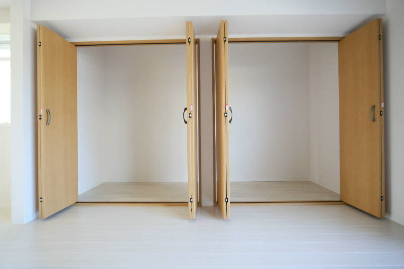 広々クローゼット