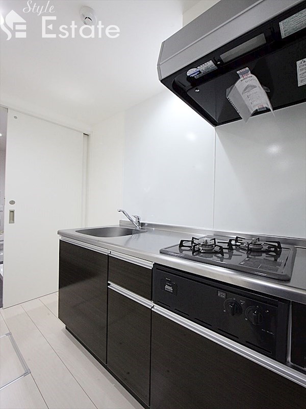 システムキッチン 2口コンロ付