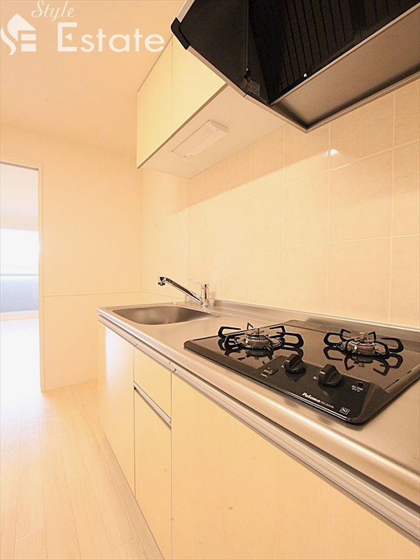 システムキッチン 2口コンロ付