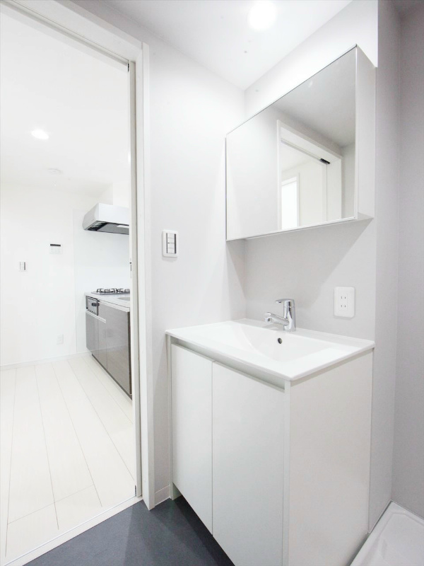 独立洗面台 シャンプードレッサー付