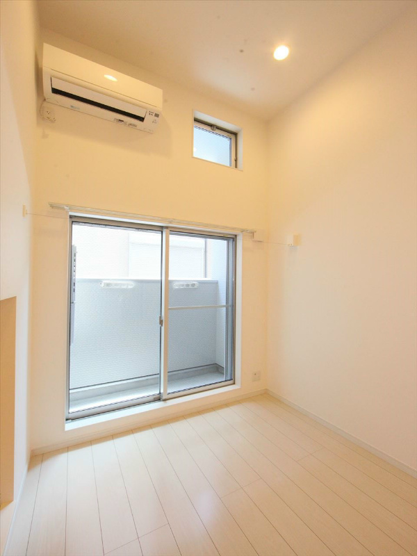 エアコン 室内物干し