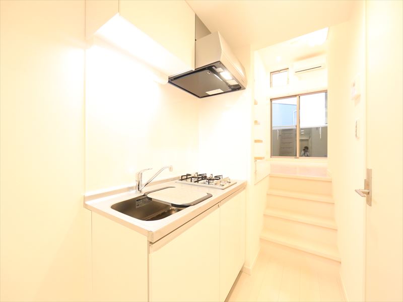 システムキッチン/ガス2口コンロ