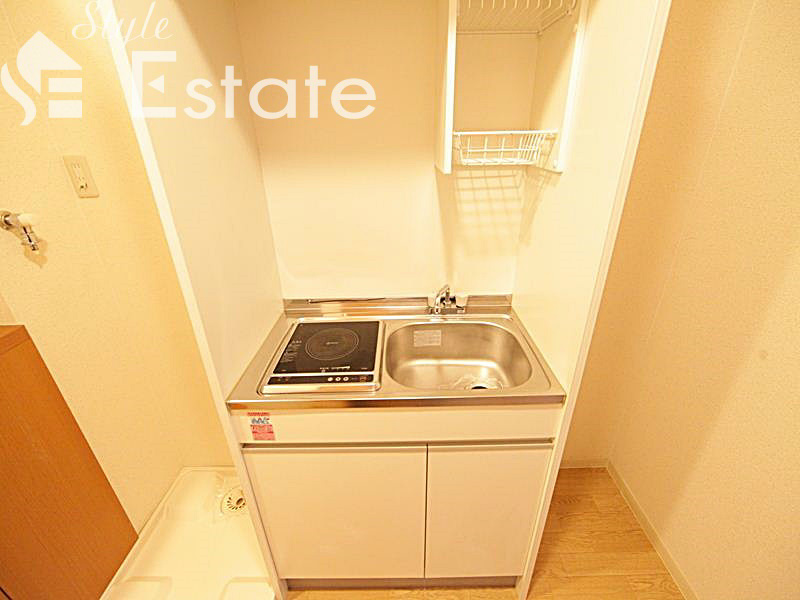 IHコンロ1口 キッチン 収納もあり