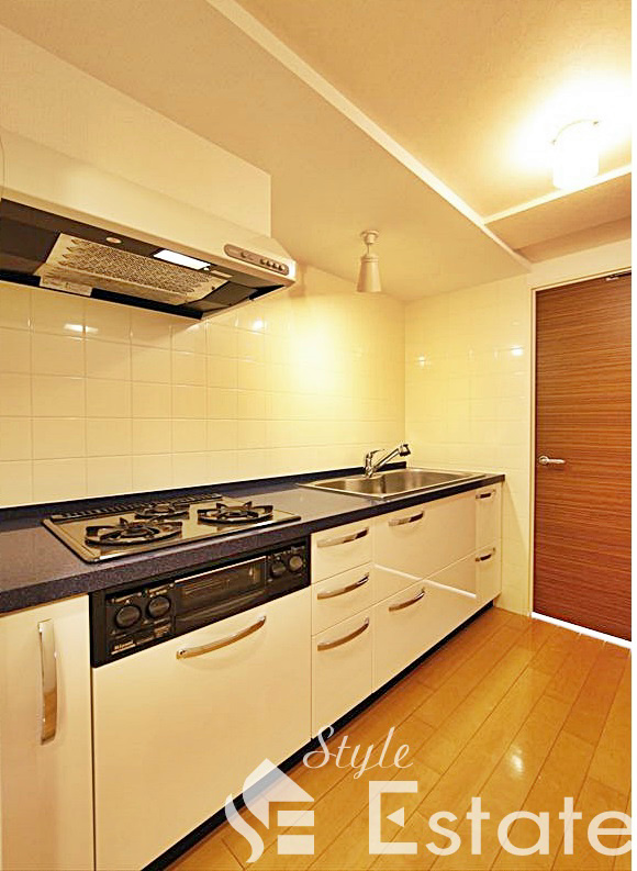 システムキッチン ガス2口コンロ