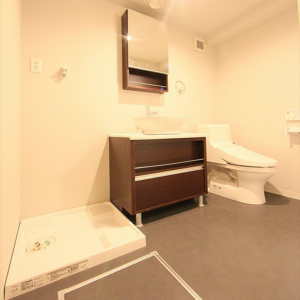 洗面脱衣場 オシャレな洗面台