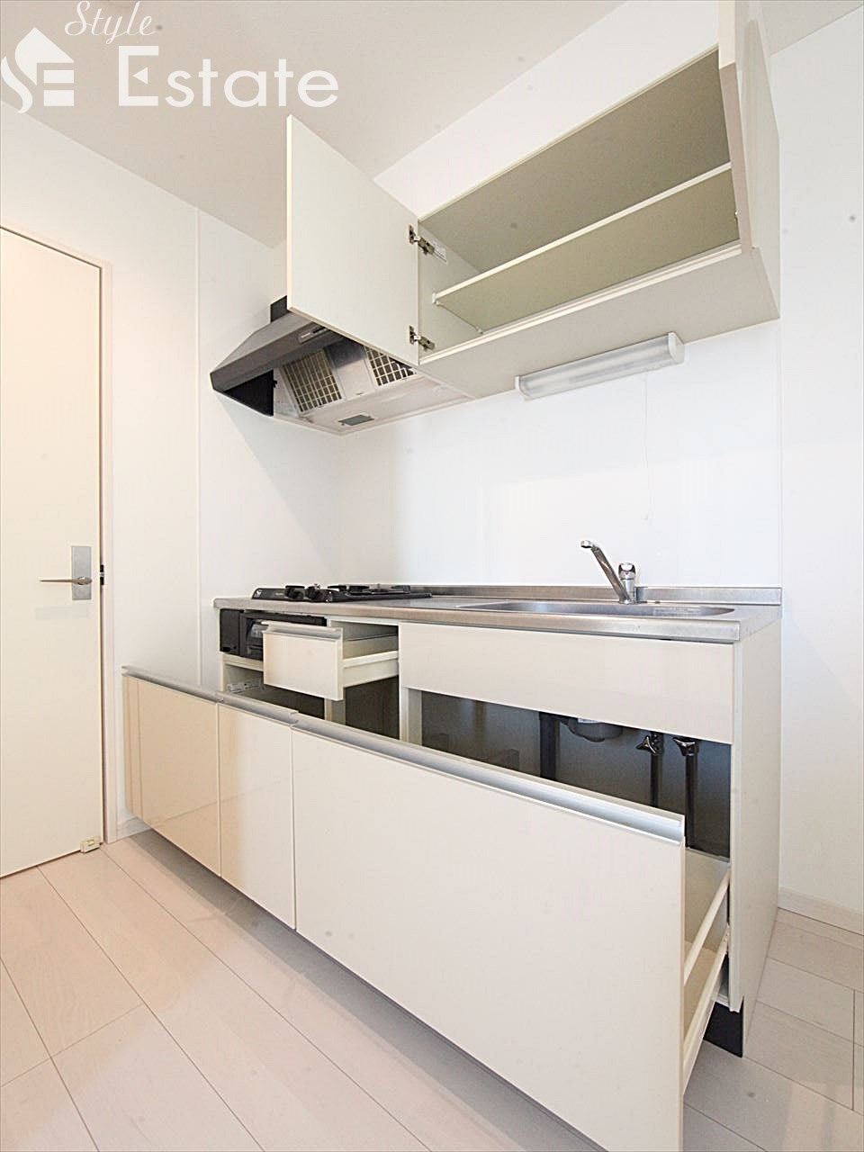 システムキッチン 2口コンロ グリル付