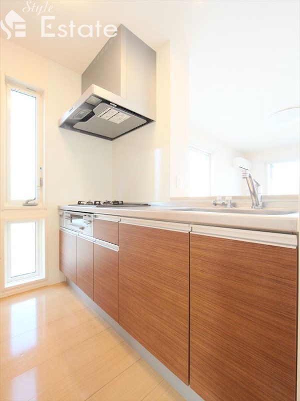 3口ガスコンロ グリル付き