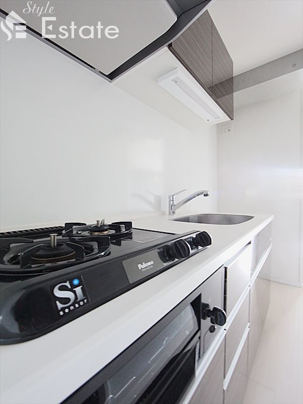 システムキッチン 2口コンロ付