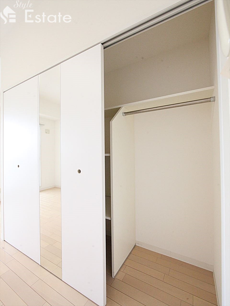 クローゼット充実