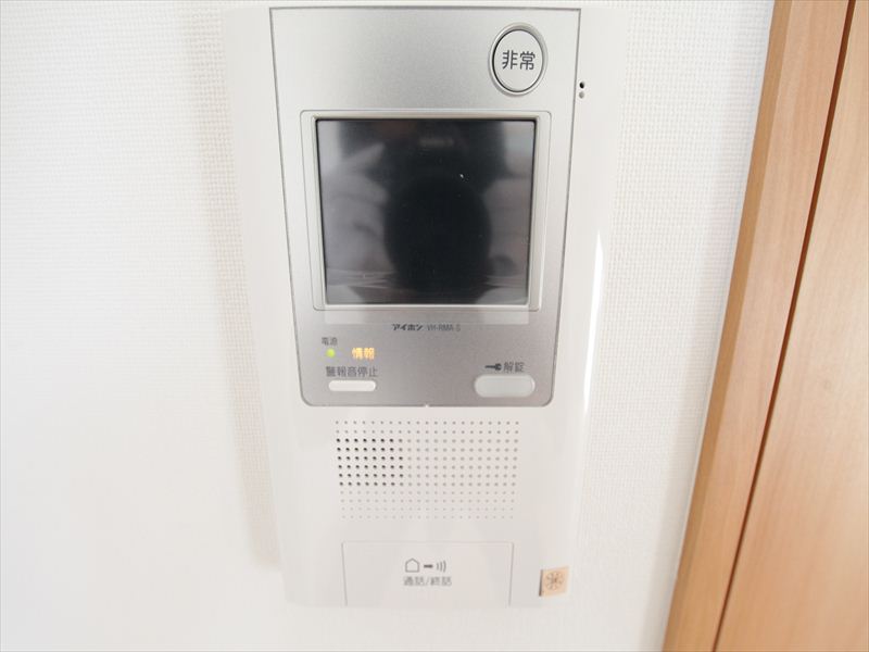 カラーモニター付きインターホン