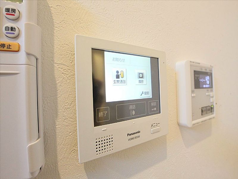 モニター付きインターホン