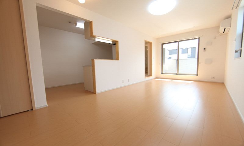 同型タイプ LDK10.9帖 エアコン付き カウンターキッチン