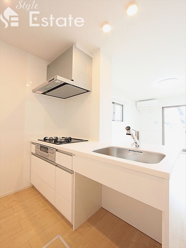 システムキッチン 3口コンログリル付