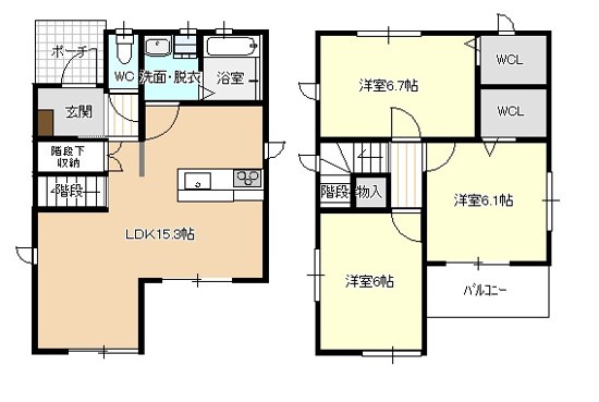 花塚町２－３３戸建賃貸