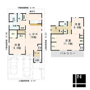 憧旛町貸家
