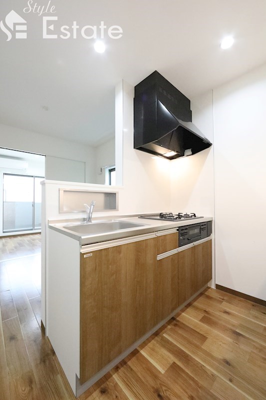 システムキッチン(3口ガスコンロ グリル付き)