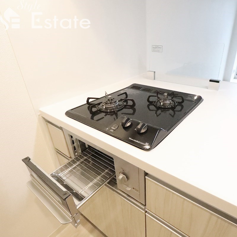 システムキッチン(2口ガスコンロ・グリル付き)