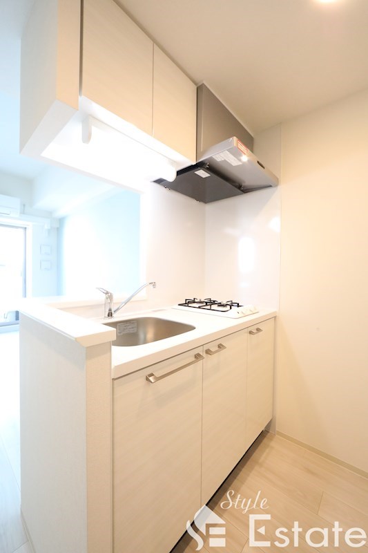 システムキッチン・ガス二口コンロ