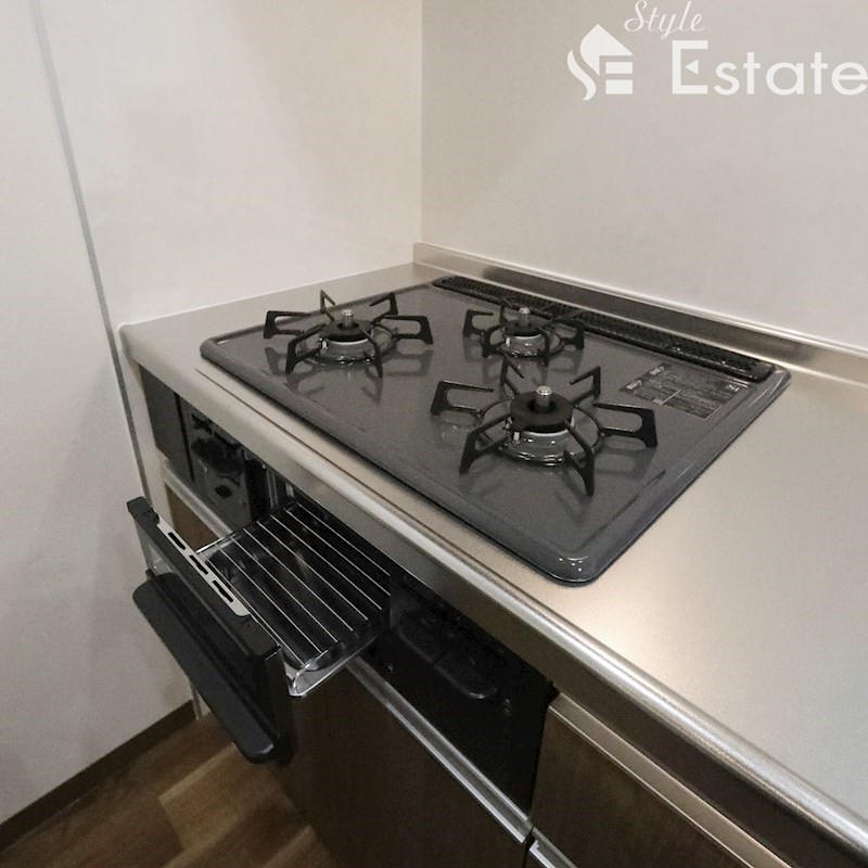 システムキッチン(3口ガスコンロ グリル付き)