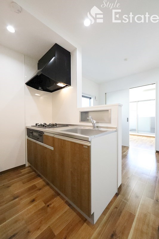 システムキッチン(3口ガスコンロ グリル付き)