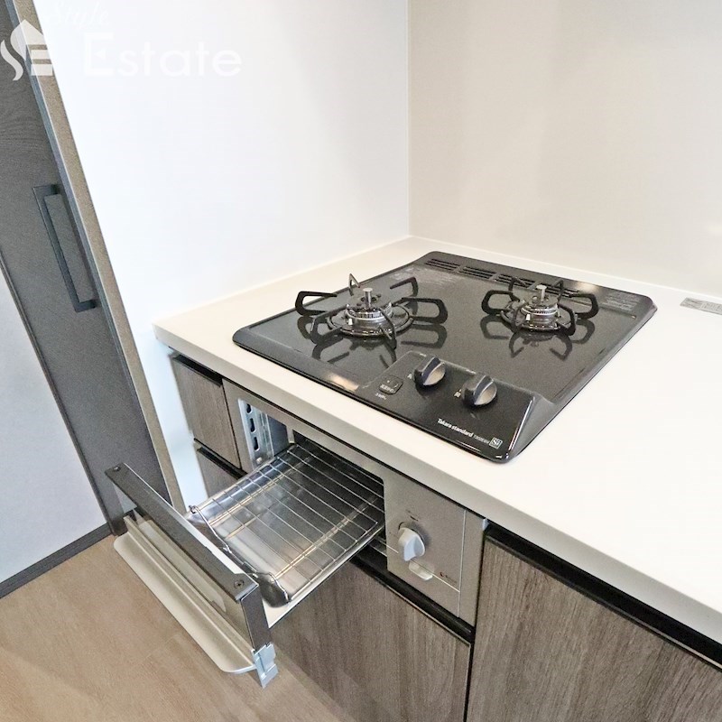 システムキッチン(2口ガスコンロ・グリル付き)